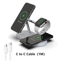 3-in-1 Wireless Magsafe iPhone Charger Stand