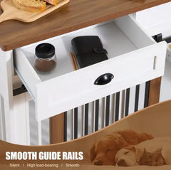 Elegant Stylish Wooden Dog Crate, Cage, Kennel